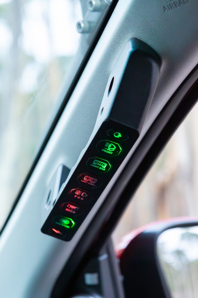 GrabTech 4WD accessory control system for touring and off road vehicles