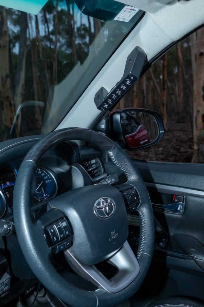 Vehicle specific 4WD switch panel for selected makes and models