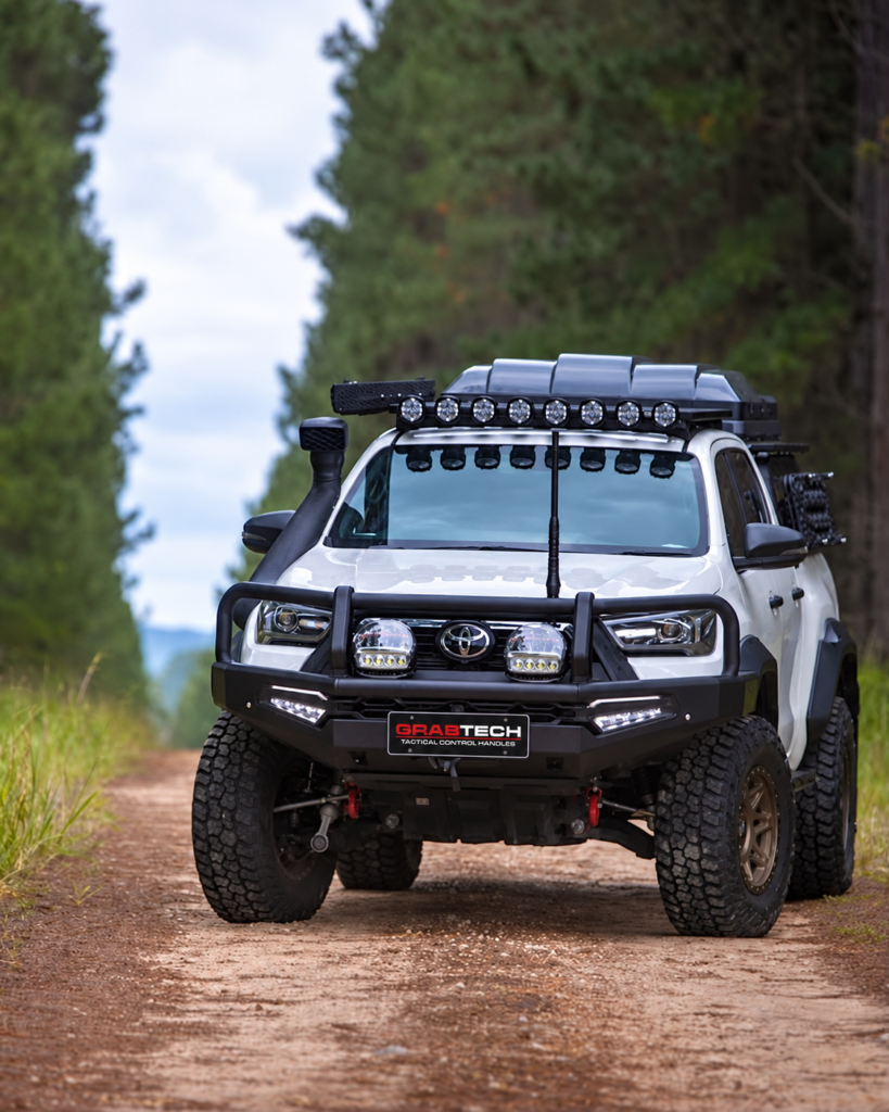 Toyota Hilux 4WD fitted with off-road accessories